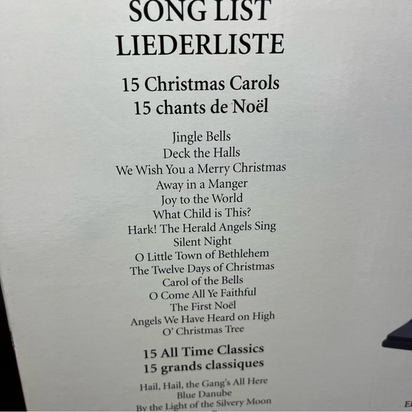 Mr. Christmas Grand Chime Clock Gold Label Collection. Vintage. 30 songs. Box - Picture 4 of 14